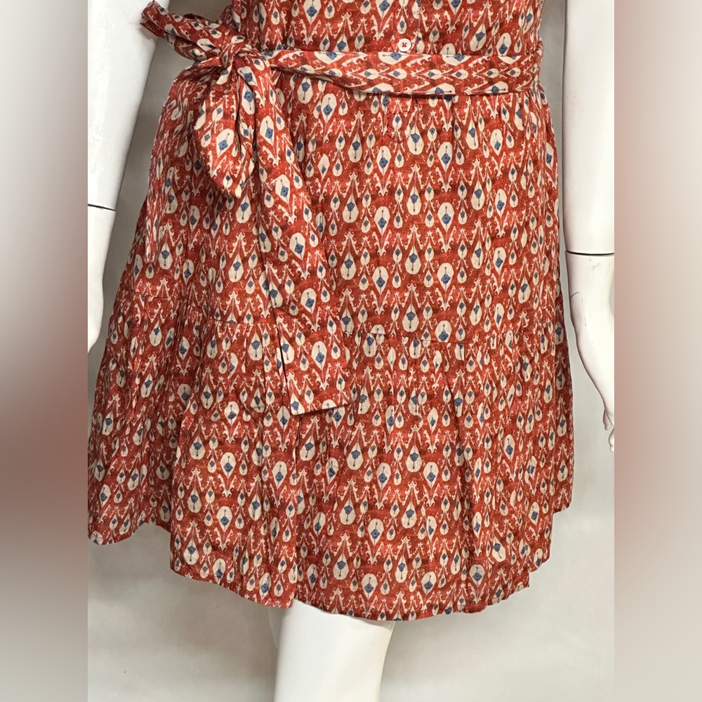 Lilla P Size S Tags On button up belted collared dress - Picture 9 of 17